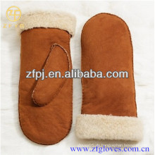 2016 neue Art echtes Schaffell shearling Handschuh